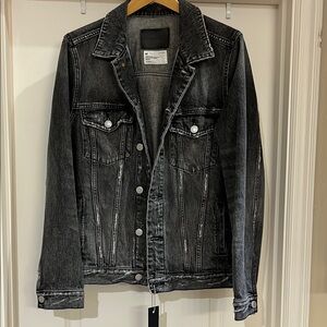 Purple Brand Black Denim Jacket